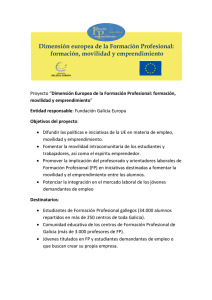 Proyecto “Dimensión Europea de la Formación Profesional