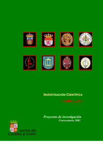 libro proyectos 2003 - Portal de Educación de la Junta de Castilla y