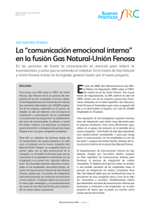 en la fusión Gas Natural-Unión Fenosa