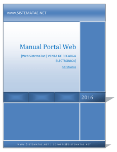 Manual Portal Web - Recargas Todo Mexico