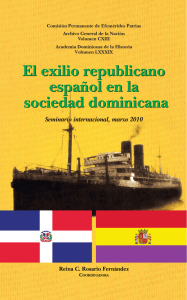 vol 113. El exilio republicano espaÃ±ol en la sociedad dominicana