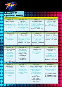 tribu melilla calendario de actividades verano 2015