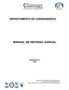 manual de defensa judicial - CundiNet