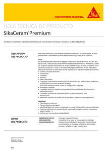 SikaCeram Premium - Sika Ecuatoriana