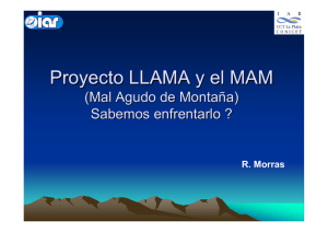 Proyecto LLAMA y el MAM
