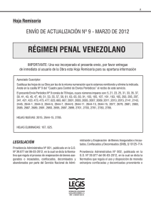 régimen penal venezolano