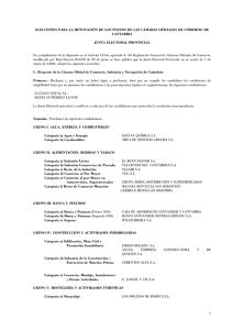 anuncio elecciones 2006 - Cámara de Comercio de Cantabria