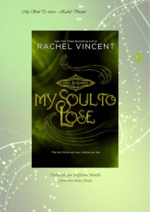 My Soul To Lose – Rachel Vincent