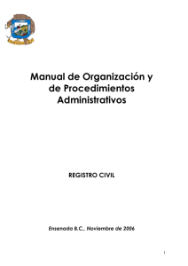 Registro Civil - Información de Oficio