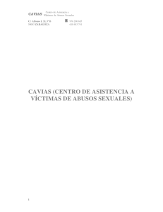 cavias (centro de asistencia a víctimas de abusos sexuales)