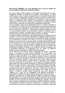 Real Decreto 1696/2007, de 14 de diciembre