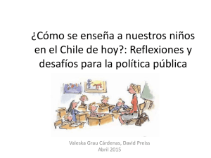 ¿Cómo se enseña a nuestros niños en el Chile de hoy