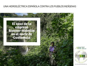 El caso de la empresa Ecoener-Hidralia en el norte de Guatemala