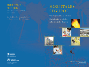 Hospitales seguros - DISASTER info DESASTRES