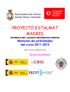 Memoria 2011-12 - Universidad Autónoma de Madrid