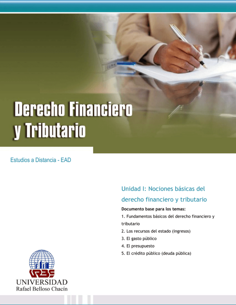 Nociones Básicas Del Derecho Financiero Y Tributario