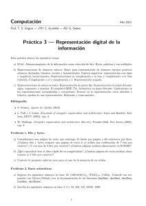 Computación Práctica 3 — Representación digital de la información
