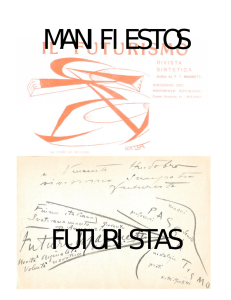manifiesto futurista - Museo Vicente Huidobro