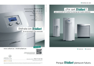 Catálogo comercial aroTHERM VWL/plus aire agua VWL S