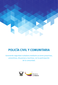 policía civil y comunitaria