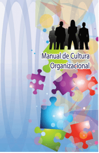 Manual de Cultura Organizacional - Instituto Nacional de Pediatría