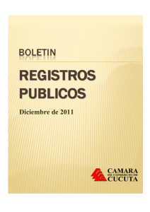 Diciembre de 2011 - Cámara de Comercio de Cúcuta