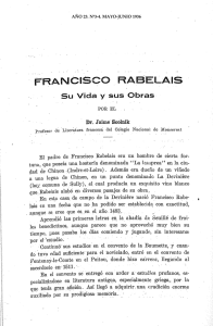 francisco rabelais - Revistas de la Universidad Nacional de Córdoba