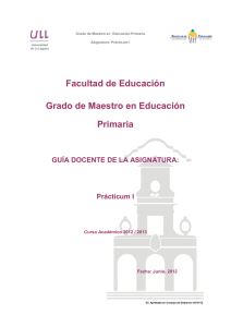 Prácticum I - Universidad de La Laguna