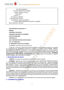 Sentencia AP Madrid 8546/2013, de fecha 30 de mayo de 2013