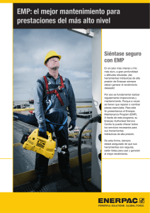 EMP: el mejor mantenimiento para prestaciones del más alto nivel