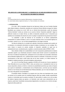 influencia de la edificabilidad y la densidad en los análisis ingresos