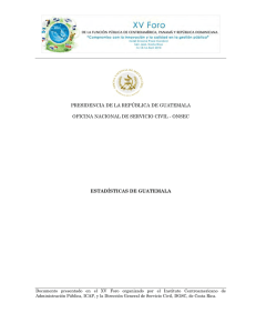 presidencia de la república de guatemala oficina nacional