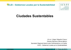 Presentación Edgar Villaseñor - Instituto Global para la Sostenibilidad