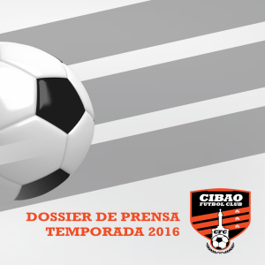 DOSSIER DE PRENSA TEMPORADA 2016