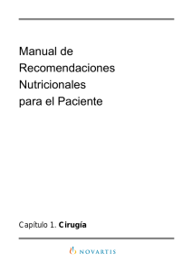 Manual de Recomendaciones Nutricionales para