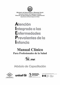 AIEPI Manual Clínico para Profesionales de la Salud
