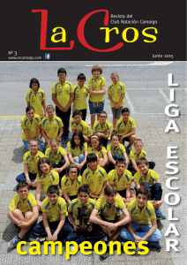 Revista La Cros 3 - Club de natación Camargo