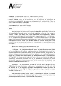 CACC 05/2014 - Audiencia de Cuentas de Canarias