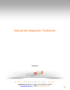 Manual de Integración Tradicional