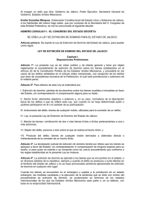 Ley de Extinción de Dominio del Estado de Jalisco