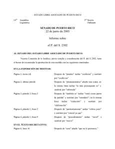 Informe de la Comisión de lo Jurídico del Senado de 22 de junio de