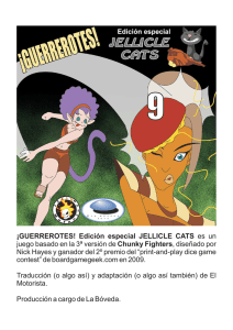 ¡GUERREROTES! Edición especial JELLICLE CATS Chunky