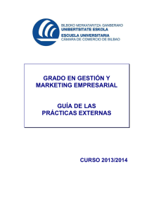 Guía Prácticas Externas 2013-14 - Escuela Universitaria de la