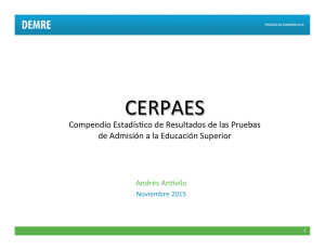 Informe CERPAES - PSU