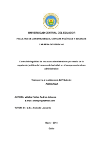 universidad central del ecuador abogada
