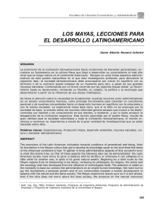 los mayas, lecciones para el desarrollo latinoamericano