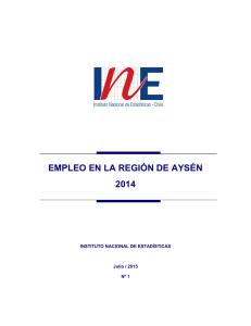 empleo en la región de aysén 2014