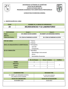 Neurociencias - Universidad Autónoma de Querétaro