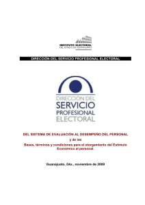 DIRECCIÓN DEL SERVICIO PROFESIONAL ELECTORAL DEL