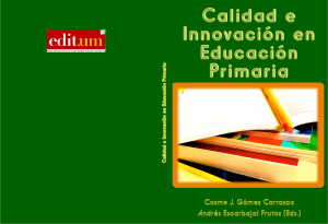 calidad e innovación en educación primaria - Editum